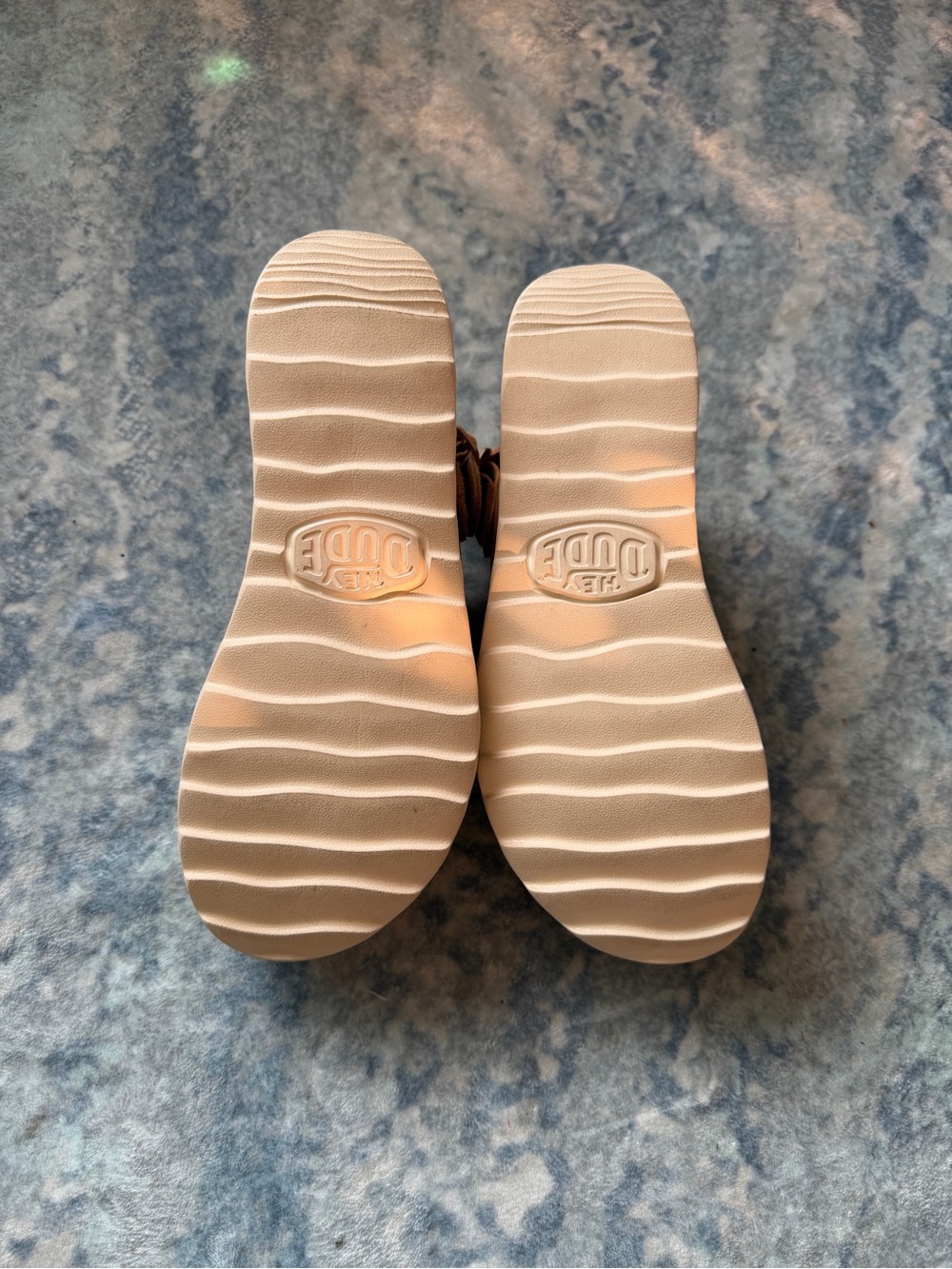 Hey Dude Delray Clog Suede Size 8 - customized with crystal snake decal - Picture 4 of 13
